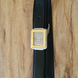 Must de Cartier leather belt